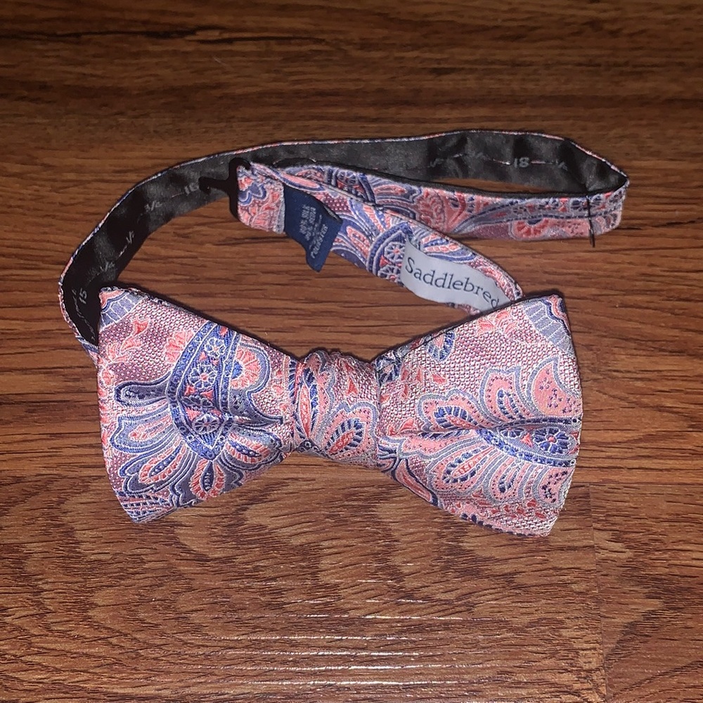 COPY - Light pink and light blue bowtie
